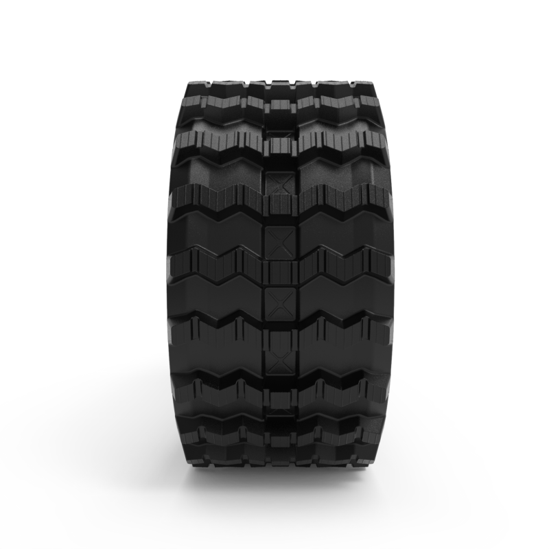 Zig Zag tread view of a 320 × 86 × 54 replacement rubber track