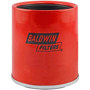 Baldwin fuel and water separator filter with open bowl port — representative example