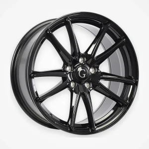 Ghost 18 by 8 gloss black alloy wheel
