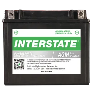 Interstate Powersports AGM Batteries