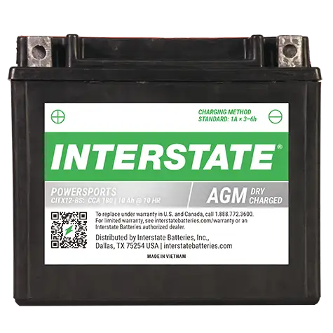 Interstate Powersports AGM Batteries